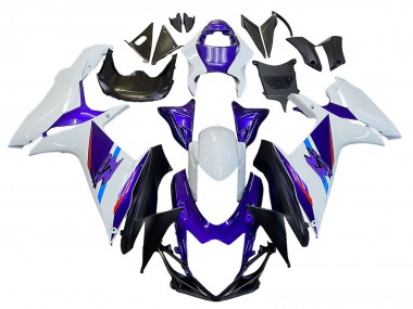 Best 2011-2024 Suzuki GSXR 600 / GSXR 750 Motorcycle Fairings - Blue Purple White UK