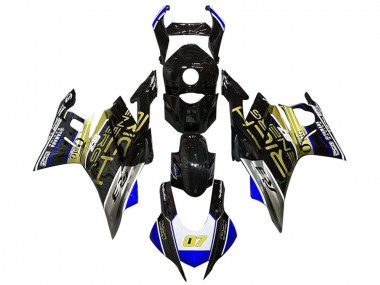 Best 2022-2024 Yamaha YZF R3/R25 Motorcycle Fairings - White Blue Gold Glossy Black UK