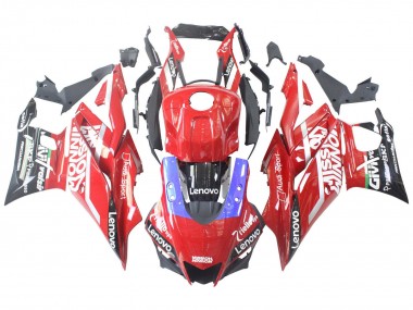 Best 2022-2024 Yamaha YZF R3/R25 Motorcycle Fairings - Red Blue Black Lenovo Valsir UK