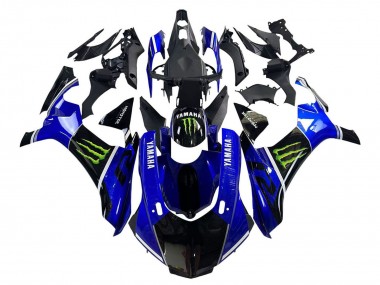 Best 2015-2019 Yamaha YZF 1000 R1 Motorcycle Fairings - Blue Glossy Black Green Monster UK