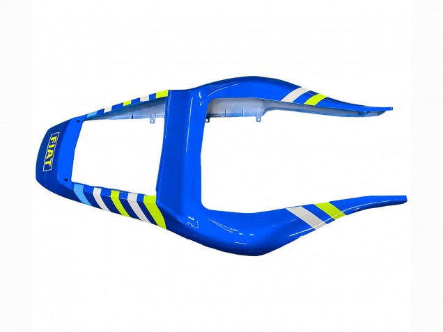 1998-2002 Yamaha YZF 600 R6 Motorcycle Fairings - White Blue Neon Yellow Fiat Motul Michelin UK