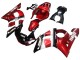 1998-2002 Yamaha YZF 600 R6 Motorcycle Fairings - Red White Glossy Black UK