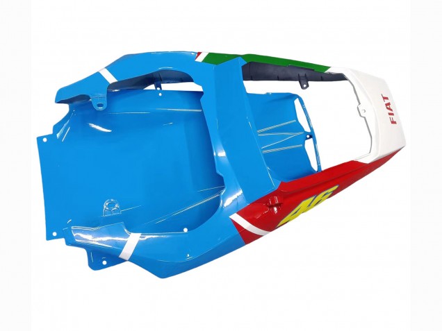 2003-2004 Yamaha YZF R6 Motorcycle Fairings - White Blue Green Red Kastinee Dunlop Motul UK