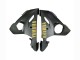2003-2004 Yamaha YZF R6 Motorcycle Fairings - Matte Grey Matte Black Gold Decals UK