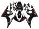 2003-2004 Yamaha YZF R6 Motorcycle Fairings - Glossy Black Red UK