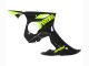 2003-2004 Yamaha YZF R6 Motorcycle Fairings - Glossy Black Neon Yellow UK