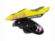 2003-2004 Yamaha YZF R6 Motorcycle Fairings - Yellow Pink Glossy Black Rossi Repsol 46 UK