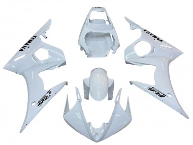 Best 2003-2004 Yamaha YZF R6 Motorcycle Fairings - White Black Decals UK