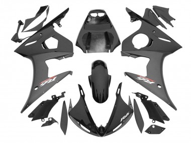Best 2006-2009 Yamaha YZF R6S Motorcycle Fairings - Glossy Black Matte Black UK