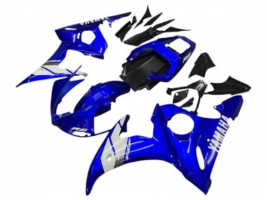 Best 2005 Yamaha YZF 600 R6 Motorcycle Fairing - Blue White UK