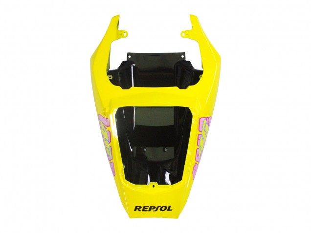 2005 Yamaha YZF 600 R6 Motorcycle Fairings - Black Pink Yellow Repsol 46 UK