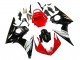 2005 Yamaha YZF 600 R6 Motorcycle Fairings - Red White Glossy Black UK
