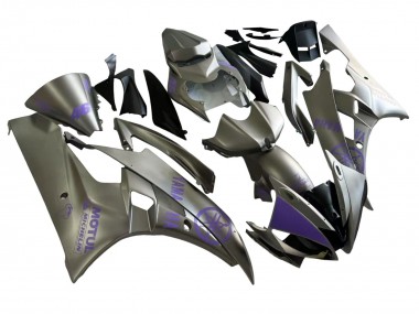 Best 2006-2007 Yamaha YZF 600 R6 Motorcycle Fairings - Grey Purple Motul UK