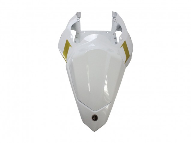 2006-2007 Yamaha YZF 600 R6 Motorcycle Fairings - White Gold Black Fiat UK