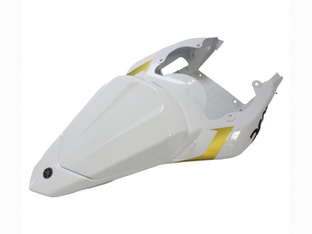 2006-2007 Yamaha YZF 600 R6 Motorcycle Fairings - White Gold Black Fiat UK