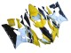 2006-2007 Yamaha YZF 600 R6 Motorcycle Fairings - Yellow White Glossy Black Motul UK