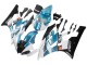2006-2007 Yamaha YZF 600 R6 Motorcycle Fairings - White Blue Black Semakin Didepan ENEOS UK
