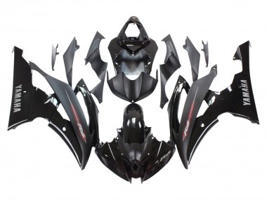 Best 2008-2016 Yamaha YZF 600 R6 Motorcycle Fairings - Glossy Black Matte Black UK