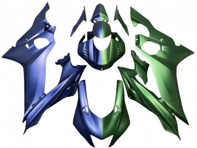 2017-2025 Yamaha YZF 600 R6 Motorcycle Fairings - Blue Green UK
