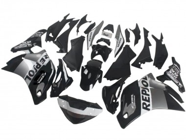 Best 2011-2015 Honda CBR250RR Motorcycle Fairings - Silver White Glossy Black Repsol UK
