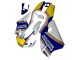 1994-1996 Honda NSR250 Motorcycle Fairings - White Blue Yellow Gold Rothmans UK