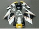 1988-1989 Honda NSR250R Motorcycle Fairings - White Yellow Gold Glossy Black UK