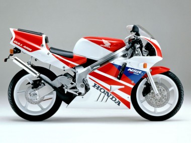 Best 1990-1993 Honda NSR250R Motorcycle Fairings - White Red Blue UK