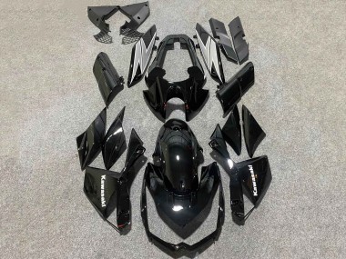 Best 2010-2013 Kawasaki Z1000 Motorcycle Fairings - Glossy Black White UK