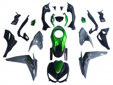 Best 2014-2019 Kawasaki Z1000 Motorcycle Fairings - Black Green Grey UK
