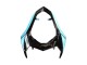2013-2018 Kawasaki Z800 Motorcycle Fairings - Light Blue Glossy Black UK