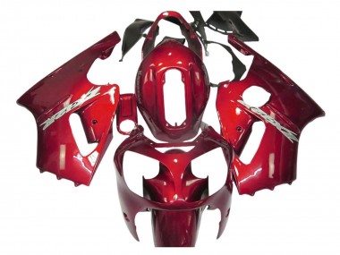 Best 2000-2001 Kawasaki ZX12R Motorcycle Fairings - Candy Red UK