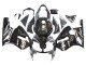 2000-2001 Kawasaki ZX12R Motorcycle Fairings - Glossy Black White Elf Snow UK
