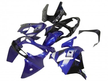 Best 2002-2006 Kawasaki ZX12R Motorcycle Fairings - Blue White Black UK