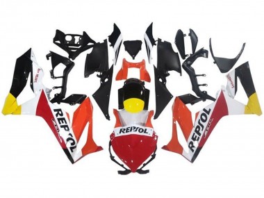 Best 2019-2020 Honda CBR650R Motorcycle Fairings - Orange White Red Yellow Glossy Black Repsol UK