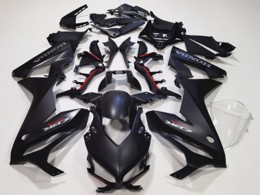 Best 2021-2023 Honda CBR650R Motorcycle Fairing Kits - Matte Black UK