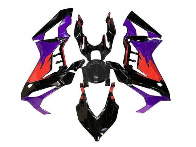 2021-2023 Honda CBR650R Motorcycle Fairings - Purple Red Glossy Black UK
