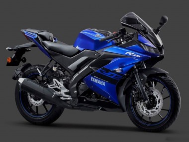 Best 2018-2024 Yamaha YZF R15 Motorcycle Fairings - Blue Black White UK
