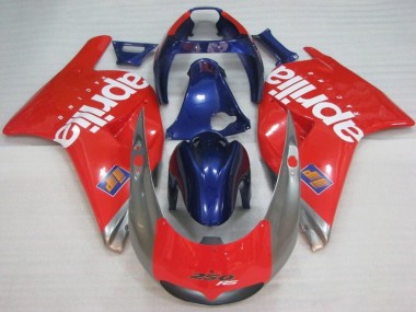 Best 1995-1997 Aprilia RS250 Motorcycle Fairings - Red Silver Blue White UK