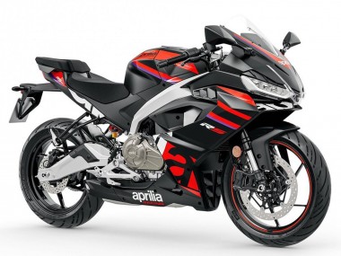 Best 2024-2025 Aprilia RS457 Motorcycle Fairings - Matte Black Red UK