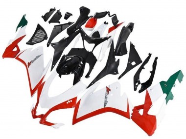 Best 2009-2015 Aprilia RSV4 1000 Abs Fairings - White Red Black Green UK