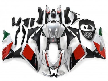 Best 2009-2015 Aprilia RSV4 1000 Motorcycle Fairing Kits - Silver Black Red Green UK