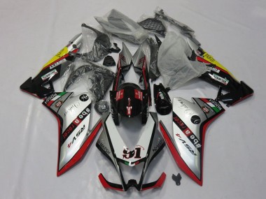 Best 2009-2015 Aprilia RSV4 1000 Motorcycle Fairings - Silver Red Black Yellow UK