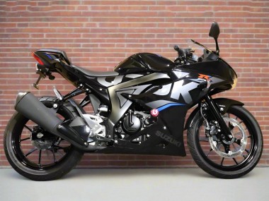 Best 2017-2025 Suzuki GSXR125 Motorcycle Fairings - Black Silver Blue UK