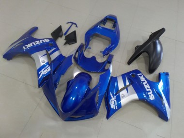 Best 2003-2013 Suzuki SV650 Motorcycle Fairings - Blue Silver White UK