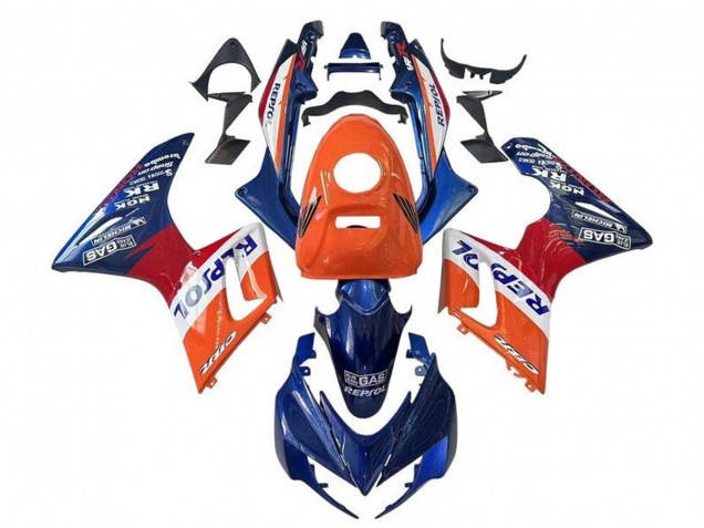 2002-2006 Honda CBR125R Motorcycle Fairings - Orange White Red Blue Repsol UK