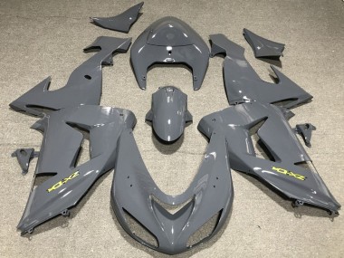 Best 2006-2007 Kawasaki ZX10R Motorcycle Fairings - Nardo Grey Yellow UK