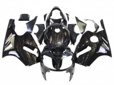 Best 2000-2001 Kawasaki ZX12R Motorcycle Fairing - Glossy Black UK