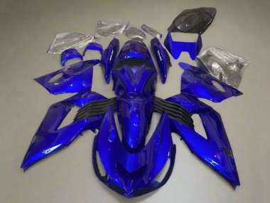 Best 2006-2011 Kawasaki ZX14R ZZR1400 Motorcycle Fairing Kits - Blue UK