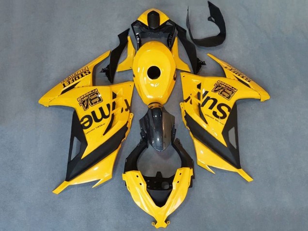 2013-2024 Kawasaki EX300 Motorcycle Fairings - Yellow Black Supreme UK