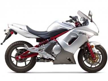Best 2006-2008 Kawasaki Ninja 650 EX650 Motorcycle Fairings - Silver Black Red UK